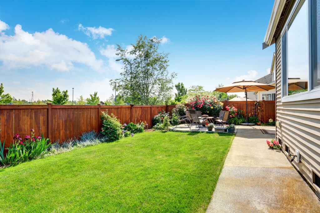 landscaped garden