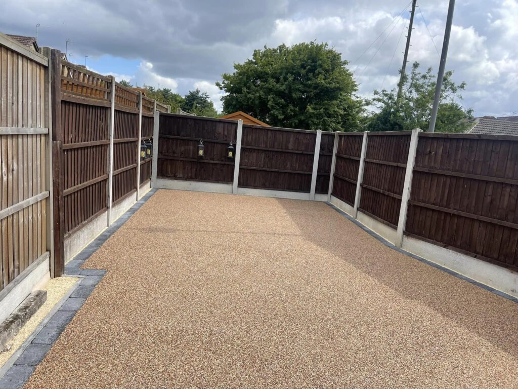 resin back yard