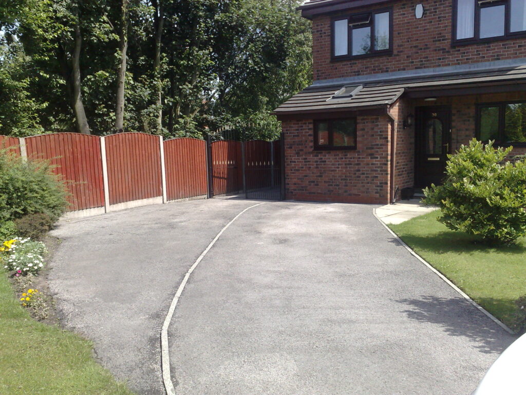 Driveway Before Sealing