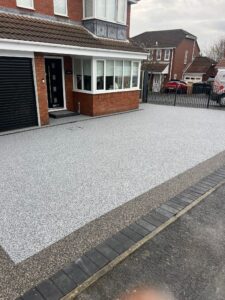 Grey Resin Bound Driveway Installation