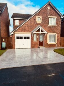 Snow Colour Patterned Concrete