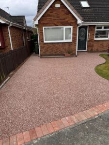 Pink Resin Driveway