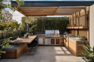 Wooden Patio Design