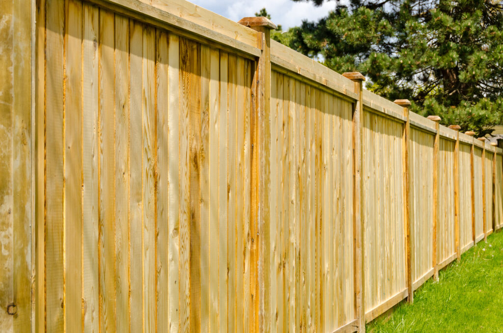 Wooden Fence Installation