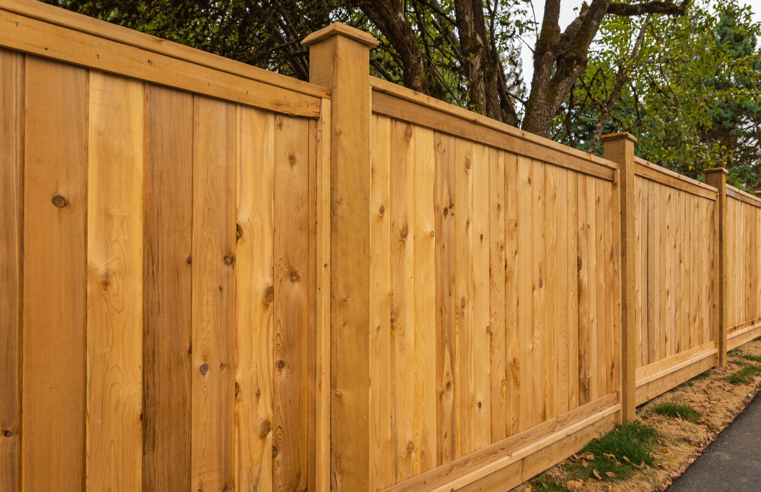 New wooden treated