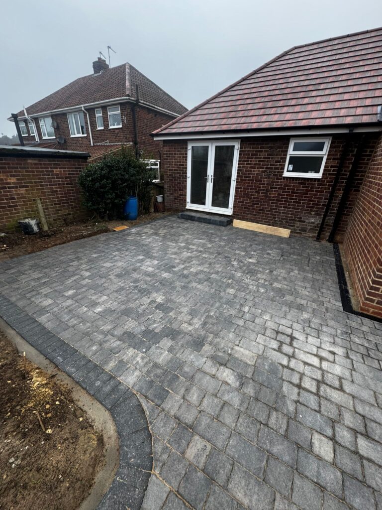 TEG block paved patio